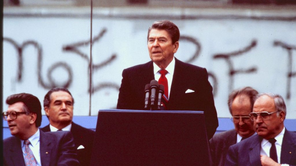 Important historic speech by Regan