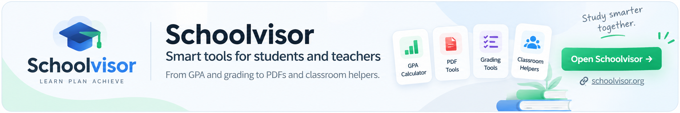 Schoolvisor — practical school tools for students, teachers and parents